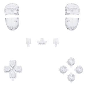 Clear Full Set Button Kits Compatible With PS5 Edge Controller -JXTEGM002WS - Extremerate Wholesale