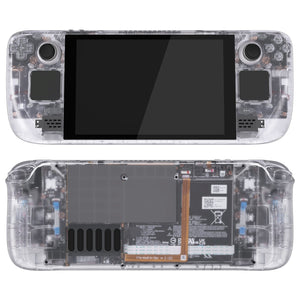 Clear Full Set Shell For Steam Deck LCD Console - QESDM001WS - Extremerate Wholesale