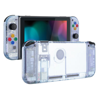Clear Glacier Blue Full Shells For NS Joycon-Without Any Buttons Included-QM506WS - Extremerate Wholesale