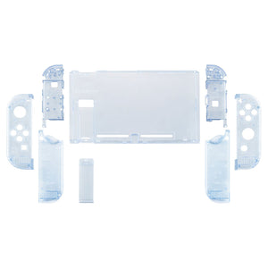 Clear Glacier Blue Full Shells For NS Joycon-Without Any Buttons Included-QM506WS - Extremerate Wholesale
