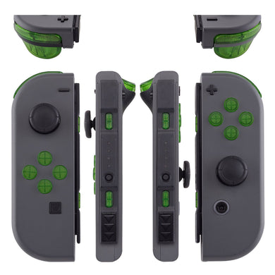 Clear Green 21in1 Button Kits For NS Switch Joycon & OLED Joycon-AJ106WS - Extremerate Wholesale