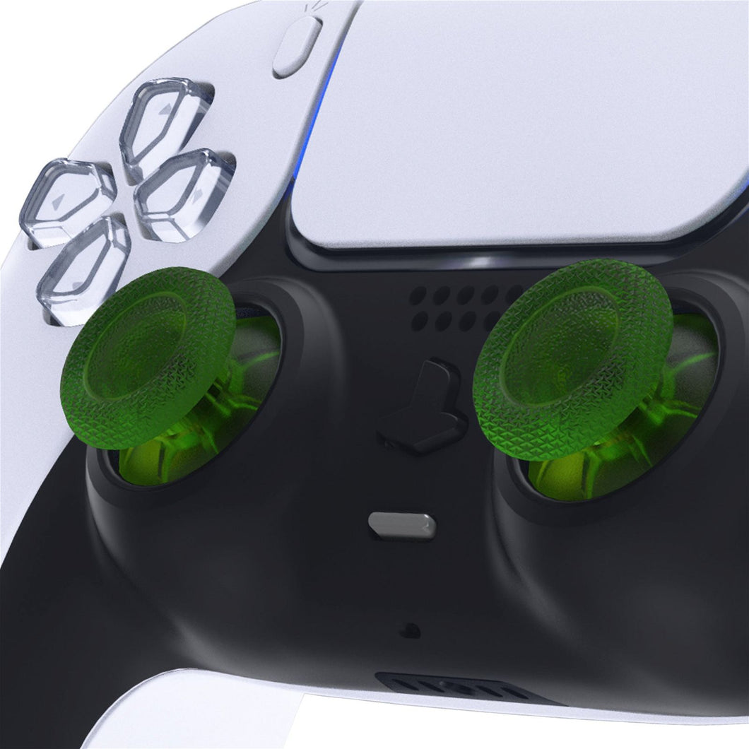 Clear Green Analog Thumbsticks Compatible With PS5 Controller-JPF623WS - Extremerate Wholesale