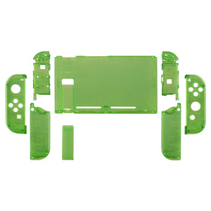 Clear Green Full Shells For NS Joycon-Without Any Buttons Included-QM503WS - Extremerate Wholesale