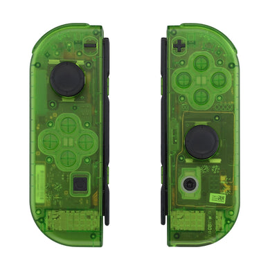 Clear Green Shells With Middle Tray For NS Switch Joycon & OLED Joycon-CM503WS - Extremerate Wholesale