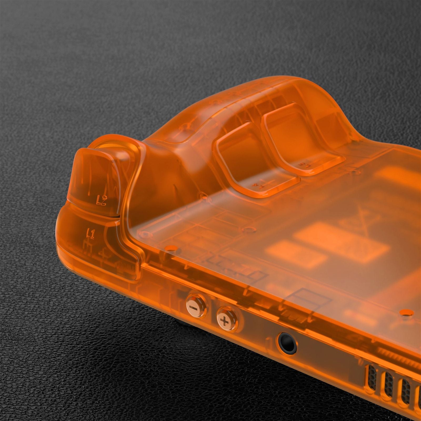 Clear Orange Full Set Shell For Steam Deck LCD Console Clear Orange Full Set Shell For Steam Deck LCD Console