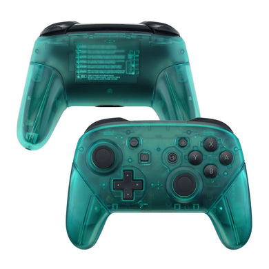 Clear Pure Green Full Shells And Handle Grips For NS Pro Controller-FRM508WS - Extremerate Wholesale