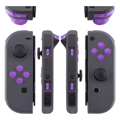 Clear Purple 21in1 Button Kits For NS Switch Joycon & OLED Joycon-AJ108WS - Extremerate Wholesale