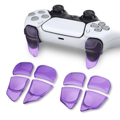 Clear Purple 2 Pairs Shoulder Buttons Extention Triggers For PS5 & PS5 Edge Controller & PS Portal Remote Player-PFPJ087 - Extremerate Wholesale