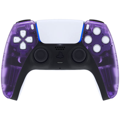 Clear Purple Front Shell Compatible With PS5 Controller-MPFM5005WS - Extremerate Wholesale