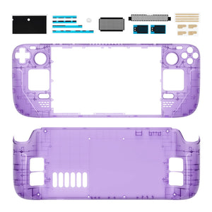Clear Purple Full Set Shell For Steam Deck LCD Console - QESDM003WS - Extremerate Wholesale