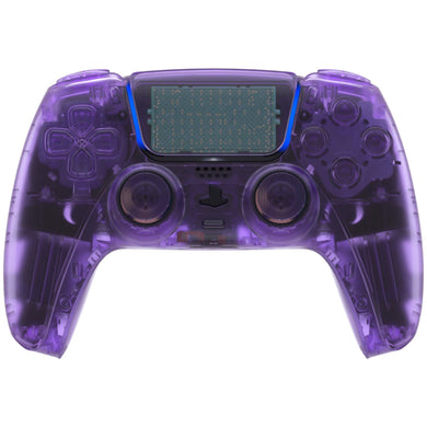 Clear Purple Full Set Shell Kits For PS5 Controller BDM-010 & BDM-020 - QPFM5005G2WS - Extremerate Wholesale