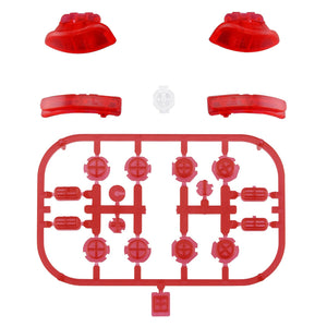 Clear Red 21in1 Button Kits For NS Switch Joycon & OLED Joycon-AJ105WS - Extremerate Wholesale