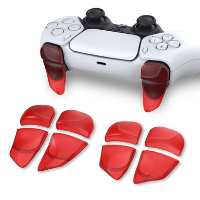Clear Red 2 Pairs Shoulder Buttons Extention Triggers For PS5 & PS5 Edge Controller & PS Portal Remote Player-PFPJ042 - Extremerate Wholesale