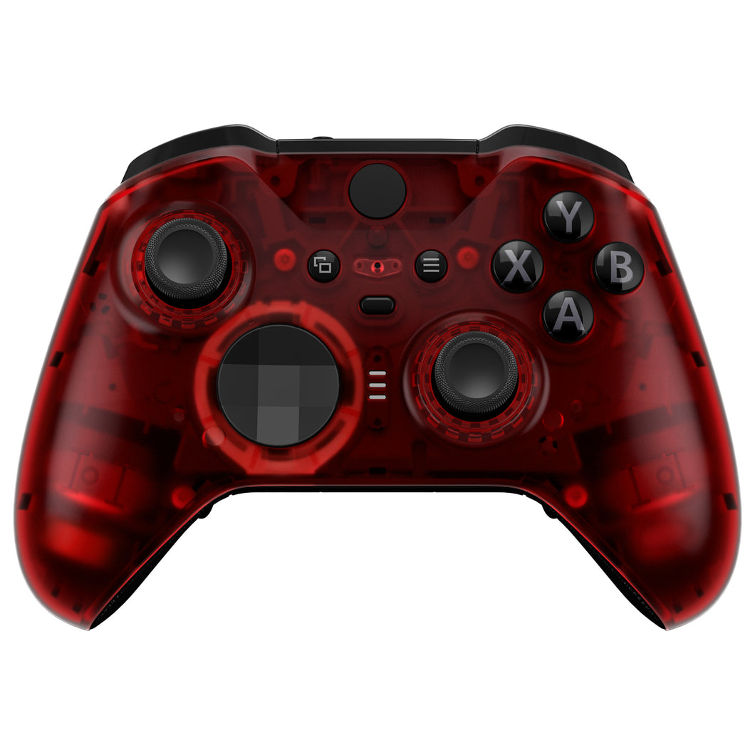 Clear Red Front Shell For Xbox One-Elite2 Controller-ELM506WS