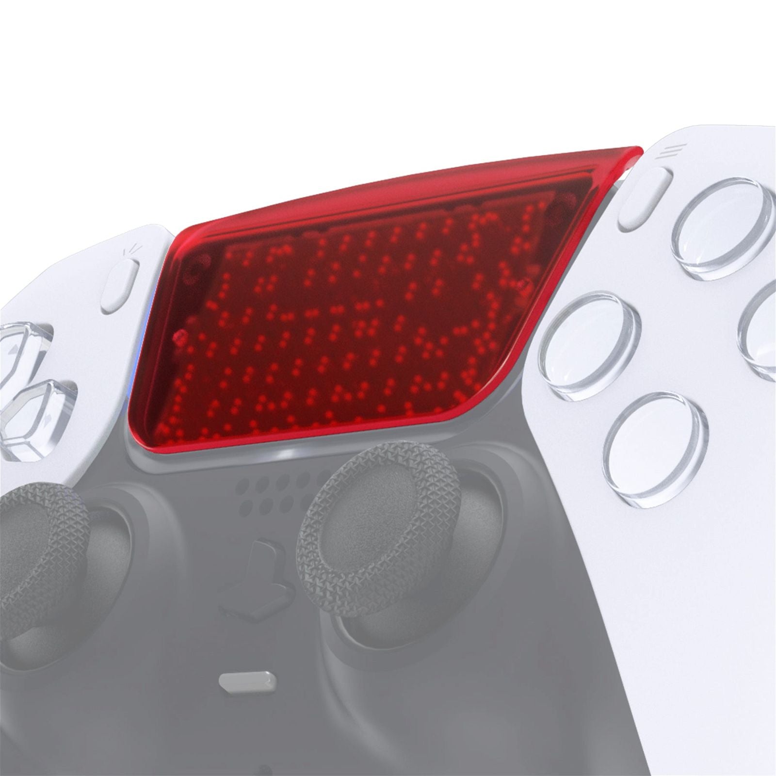 Clear Red Touchpad Compatible With PS5 Controller BDM-010/020/030/040 ...