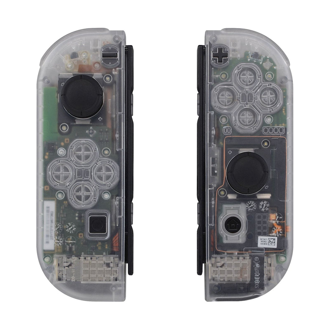 Clear Shells With Middle Tray For NS Switch Joycon & OLED Joycon-CM501WS - Extremerate Wholesale