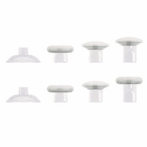 Clear ThumbsGear Interchangeable Ergonomic Thumbstick Compatible With PS4 Slim PS4 Pro PS5 Controller with 3 Height Domed and Concave Grips Adjustable Joystick-P4J1103WS - Extremerate Wholesale