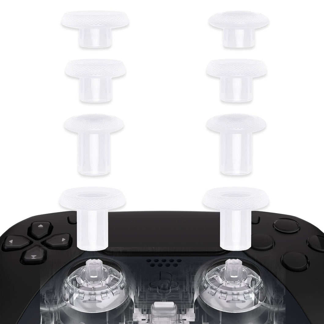 Clear ThumbsGear V2 Interchangeable Ergonomic Thumbstick with 3 Height Convex & Concave Grips Adjustable Joystick for PS5 & PS4 Controller - YGTPFM007WS - Extremerate Wholesale