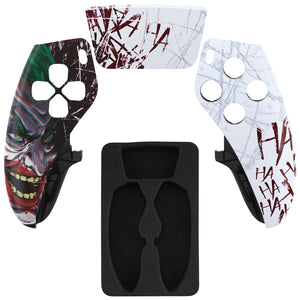 Clown HAHAHA Left Right Front Housing Shell With Touchpad Compatible With PS5 Edge Controller - MLREGT002WS - Extremerate Wholesale
