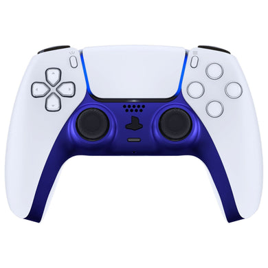 Cobalt Blue Decorative Trim Shell With Accent Rings Compatible With PS5 Controller-GPFP3039WS - Extremerate Wholesale
