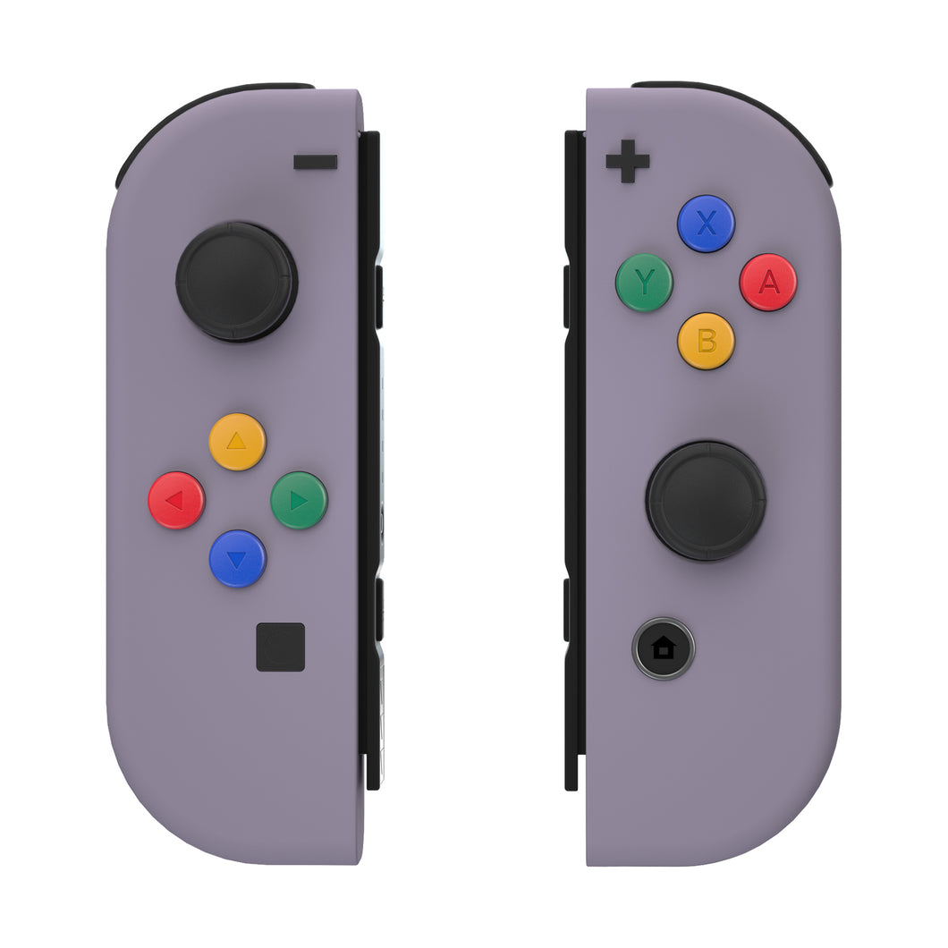 Dark Grayish Violet Shells For NS Switch Joycon & OLED Joycon-Without Any Buttons Included-CP327WS