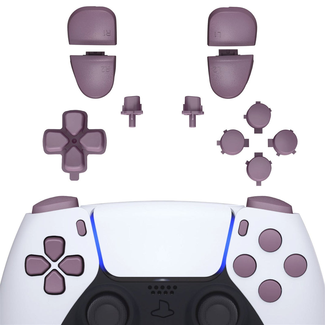 Dark Grayish Violet 11in1 Button Kits Compatible With PS5 Controller BDM-030 & BDM-040 - JPF1018G3WS - Extremerate Wholesale