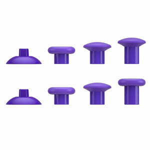 Dark Purple ThumbsGear Interchangeable Ergonomic Thumbstick Compatible With PS4 Slim PS4 Pro PS5 Controller with 3 Height Domed and Concave Grips Adjustable Joystick-P4J1115WS - Extremerate Wholesale