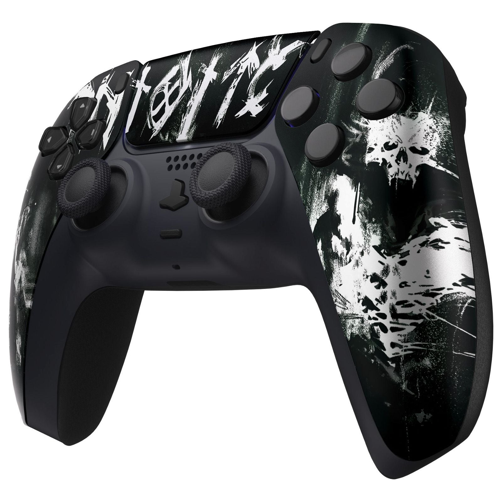 Darkness Falls Front Shell With Touchpad Compatible With PS5 Controller  BDM-010/020/030/040/050 - ZPFR018G3WS