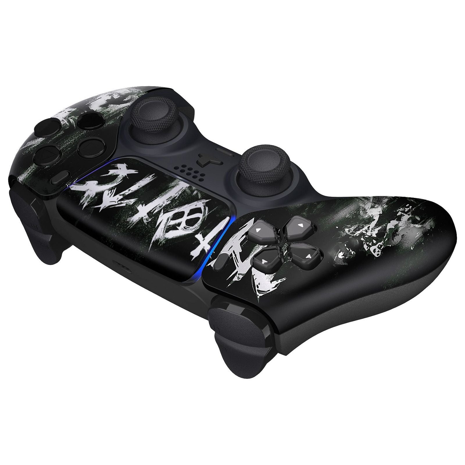 Darkness Falls Front Shell With Touchpad Compatible With PS5 Controller  BDM-010/020/030/040/050 - ZPFR018G3WS