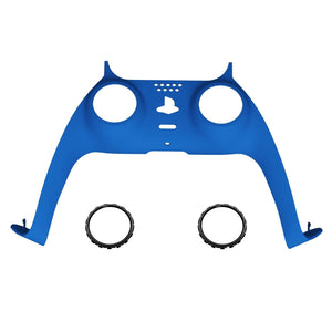 Deep Blue Decorative Trim Shell With Accent Rings Compatible With PS5 Controller-GPFP3005WS - Extremerate Wholesale