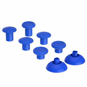 Deep Blue ThumbsGear Interchangeable Ergonomic Thumbstick Compatible With PS4 Slim PS4 Pro PS5 Controller with 3 Height Domed and Concave Grips Adjustable Joystick-P4J1113WS - Extremerate Wholesale