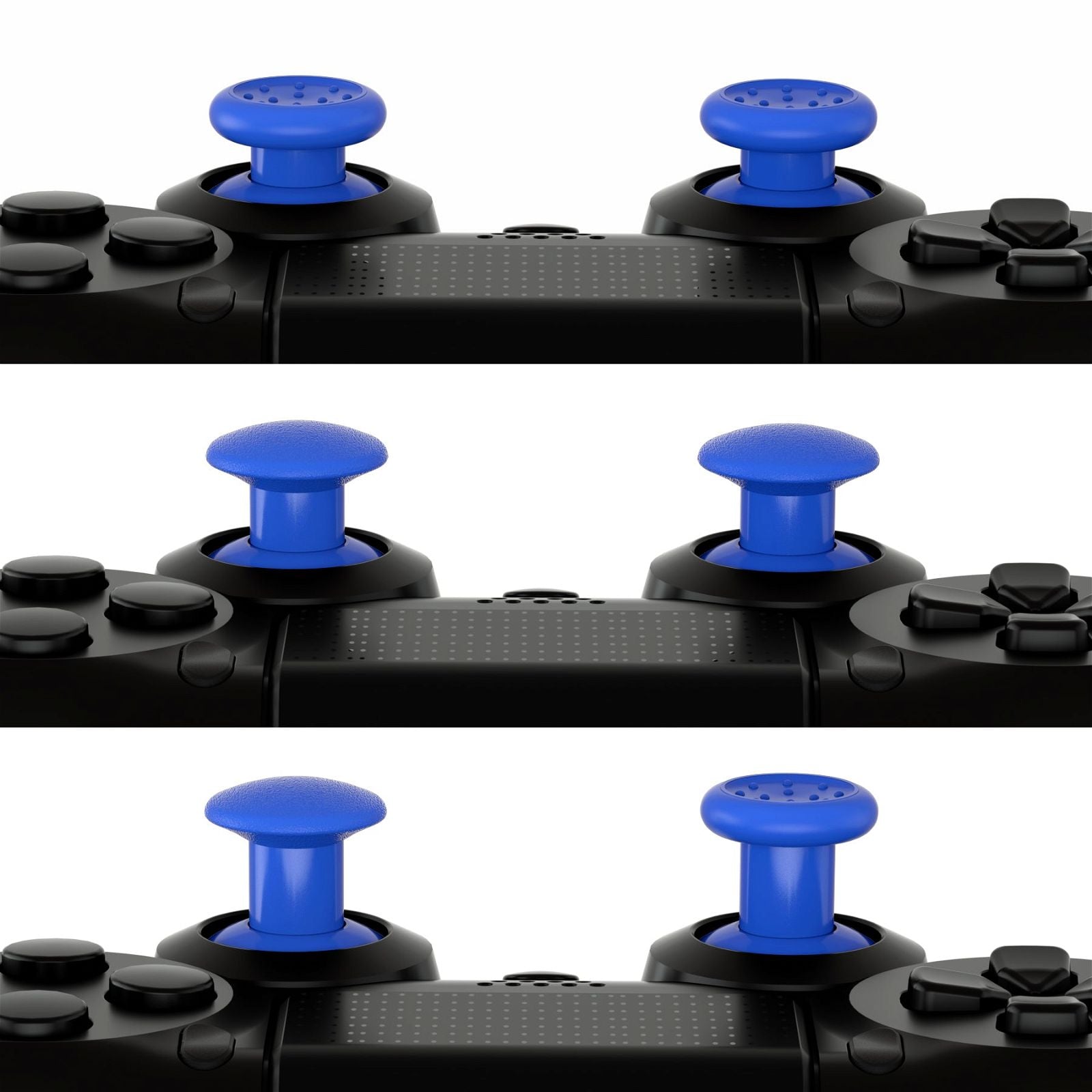 その他 ps4 Deep Blue ThumbsGear Interchangeable Ergonomic Thumbstick with 3
