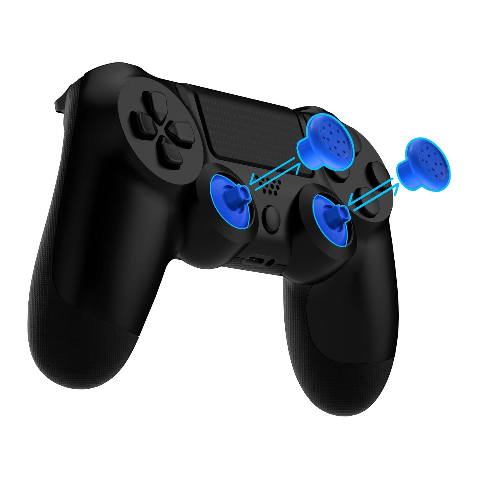 Deep Blue ThumbsGear Interchangeable Ergonomic Thumbstick with 3