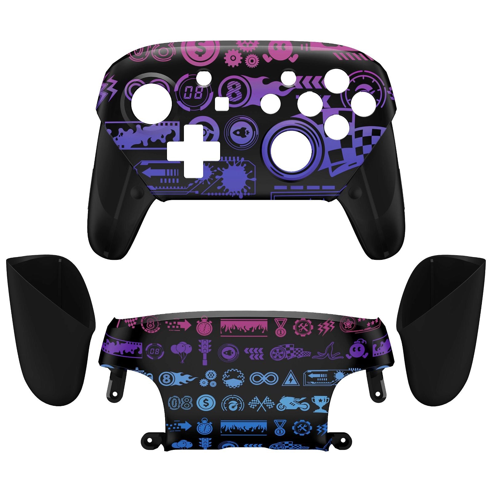Deluxe Championship Full Shells And Handle Grips For NS Pro