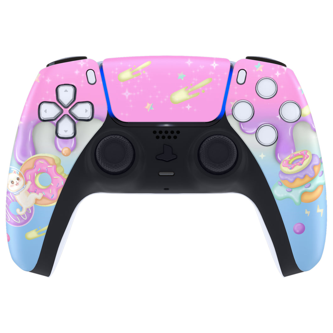 Donut Odyssey Front Shell With Touchpad Compatible With PS5 Controller BDM-010/020/030/040/050 - ZPFR028G3WS