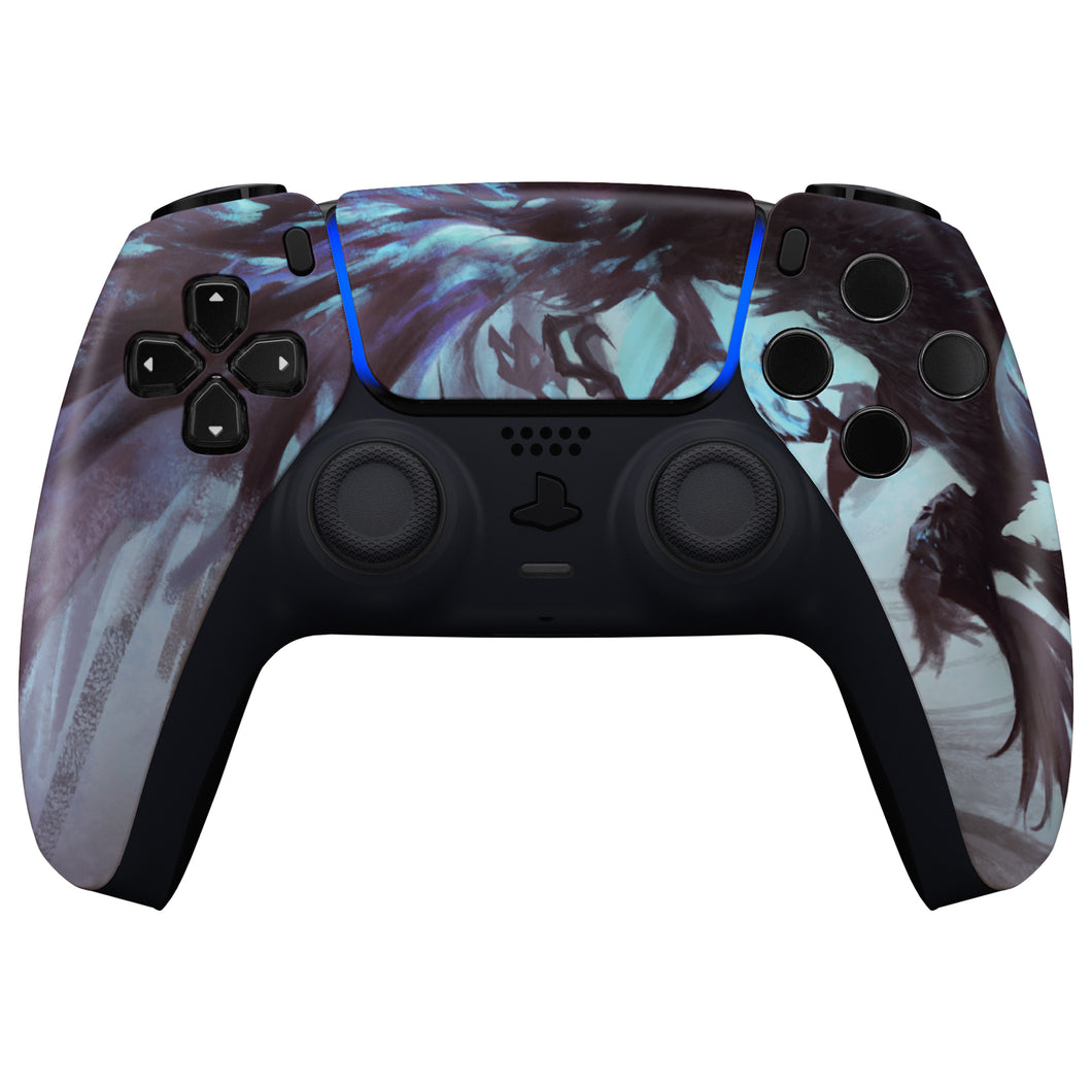Dragon Whisper Front Shell With Touchpad Compatible With PS5 Controller BDM-010 & BDM-020 & BDM-030 & BDM-040 - ZPFR008G3WS