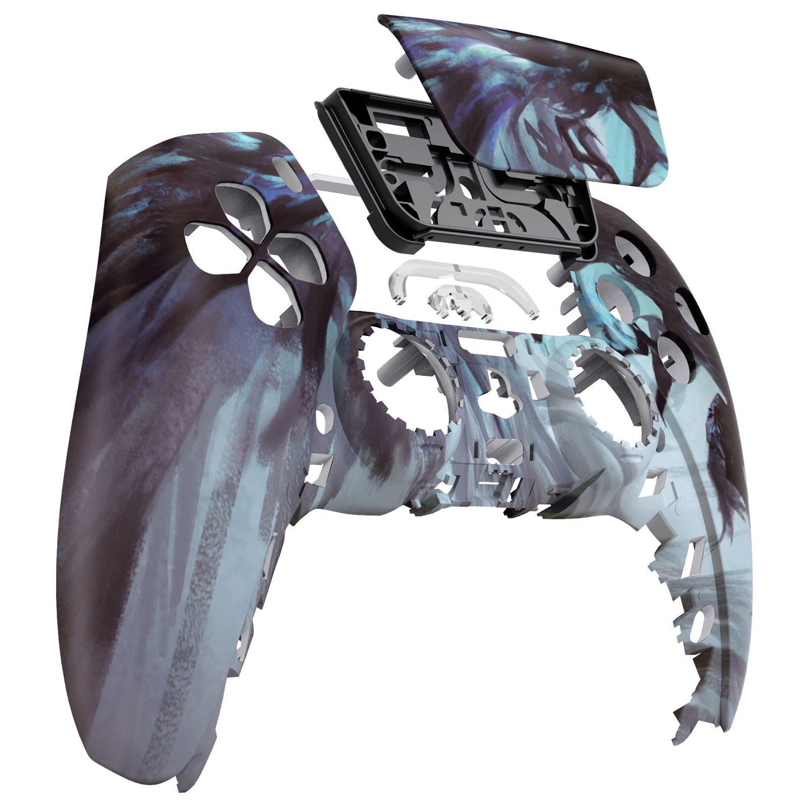 Dragon Whisper Front Shell With Touchpad Compatible With PS5 Controller  BDM-010/020/030/040/050 - ZPFR008G3WS