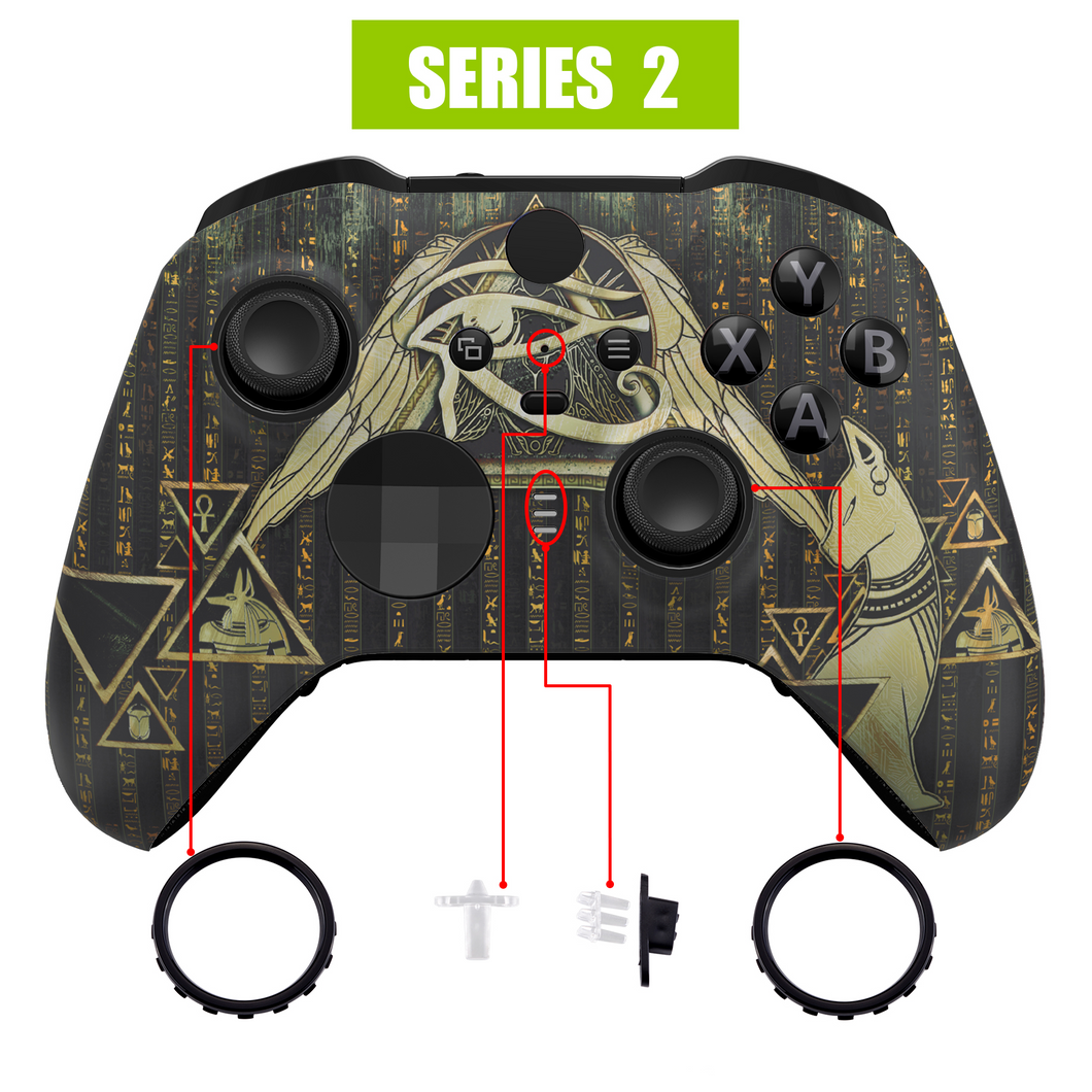 Eye of Providence Pyramid Front Shell For Xbox One-Elite2 Controller-ELT153WS