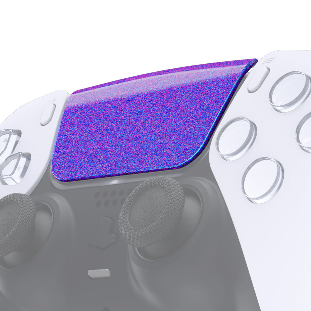 Glossy Chameleon Blue Purple Touchpad Compatible With PS5 Controller BDM-010 & BDM-020 & BDM-030 & BDM-040 - JPF4001G3WS