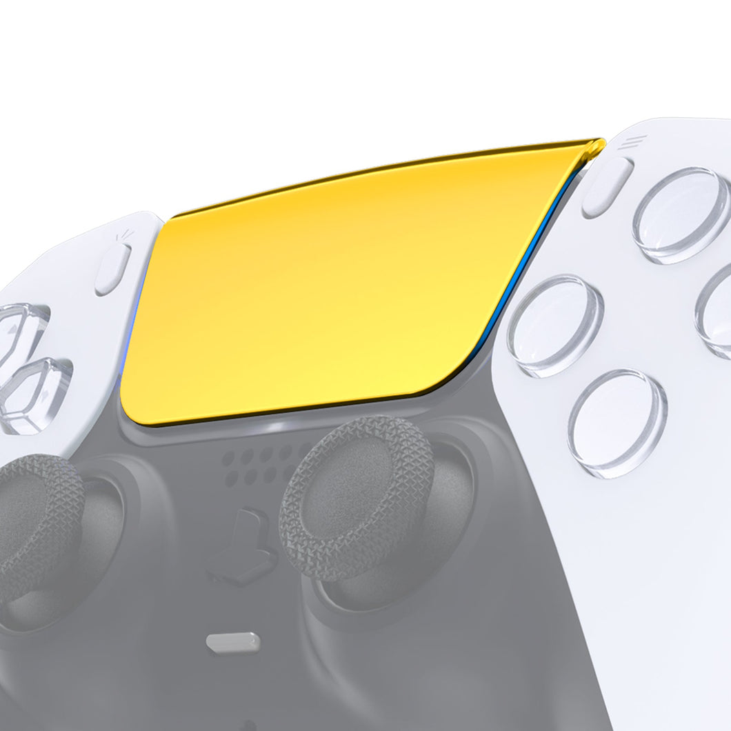 Glossy Chrome Gold Touchpad Compatible With PS5 Controller BDM-010 & BDM-020 & BDM-030- JPF4045G3WS
