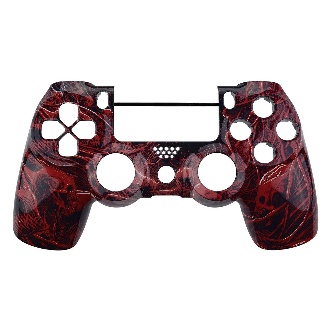Glossy Blood Purgatory Front Shell Compatible With PS4 Gen2 Cotroller-SP4FT46WS - Extremerate Wholesale
