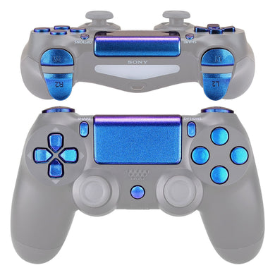 Glossy Chameleon Blue Purple 13in1 Button Kits Compatible With PS4 Gen2 Controller-SP4J0401WS - Extremerate Wholesale