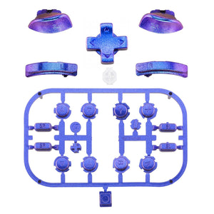 Glossy Chameleon Blue Purple 22in1 Button Kits For NS Switch Joycon & OLED Joycon Dpad Controller-BZP301WS - Extremerate Wholesale