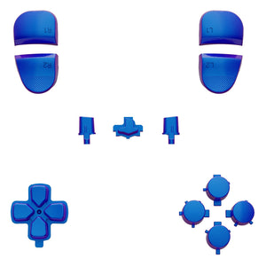 Glossy Chameleon Blue Purple Full Set Button Kits Compatible With PS5 Edge Controller -JXTEGP008WS - Extremerate Wholesale