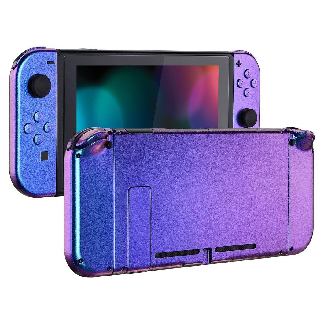 Glossy Chameleon Blue Purple Full Shells For NS Joycon-Without Any Buttons Included-QP301WS - Extremerate Wholesale