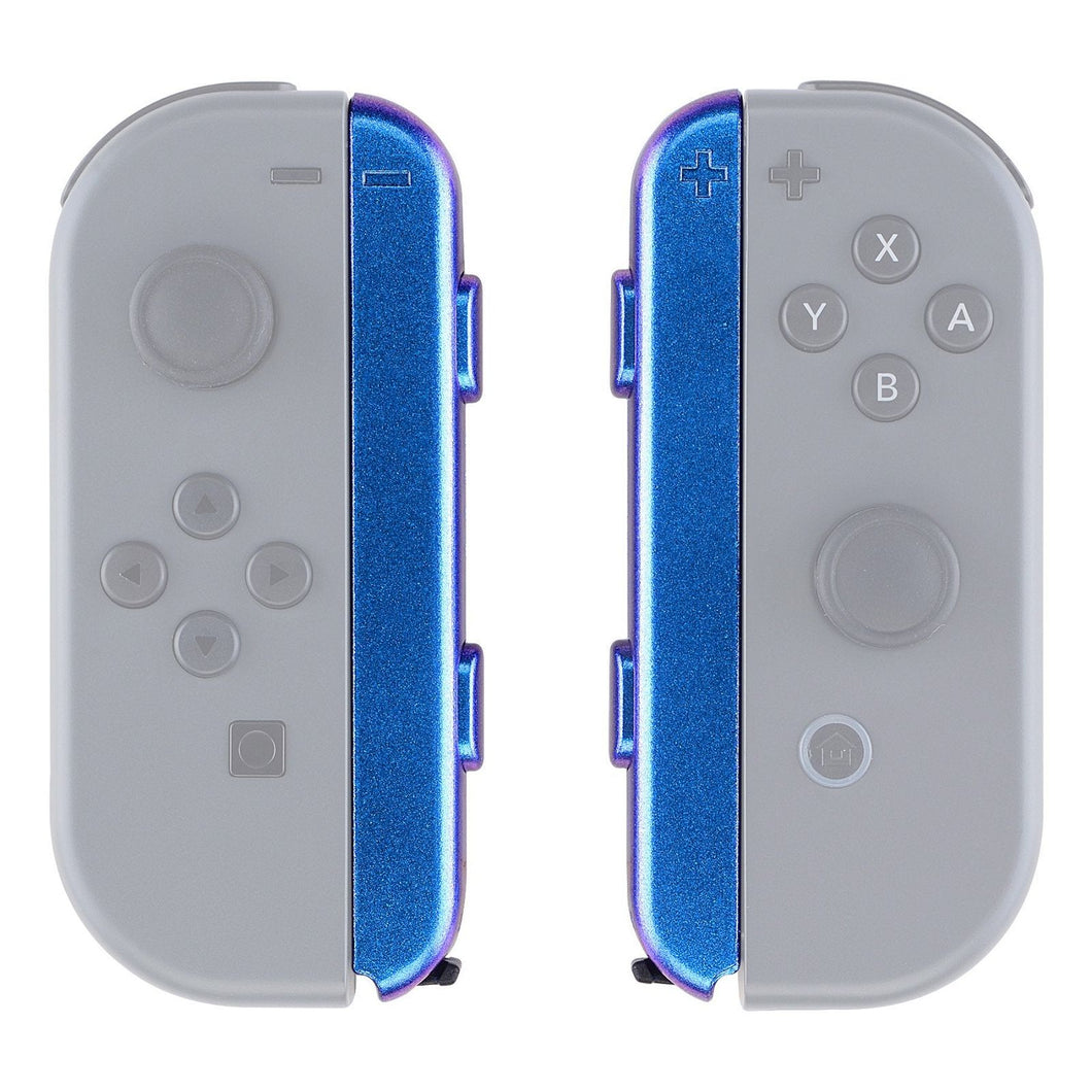 Glossy Chameleon Blue Purple Joycon Wrist Strap Shell For NS-UEP301WS - Extremerate Wholesale