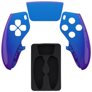 Glossy Chameleon Blue Purple Left Right Front Housing Shell With Touchpad Compatible With PS5 Edge Controller - MLREGP008WS - Extremerate Wholesale