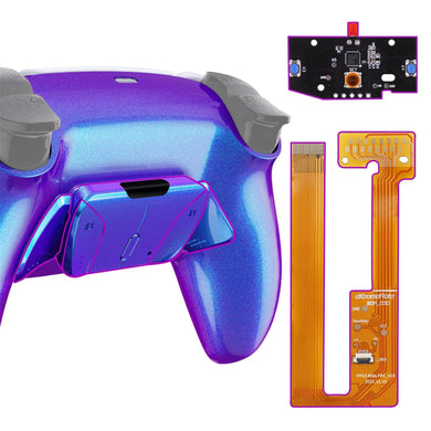 Glossy Chameleon Blue Purple Remappable Rise4 Remap Kit For PS5 Controller BDM-030  & BDM-040 - YPFP3008G3 - Extremerate Wholesale