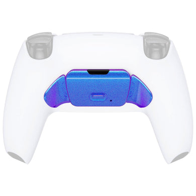 Glossy Chameleon Blue Purple Replacement Redesigned K1 K2 Back Button Housing Shell Compatible With PS5 Controller Extremerate Rise Remap Kit-WPFP3001 - Extremerate Wholesale