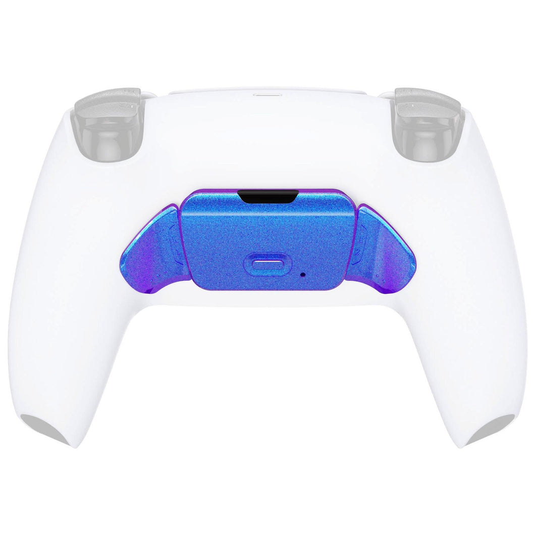Glossy Chameleon Blue Purple Replacement Redesigned K1 K2 Back Button Housing Shell Compatible With PS5 Controller Extremerate Rise Remap Kit-WPFP3001 - Extremerate Wholesale